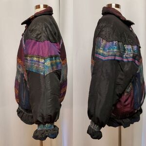 Vintage | Jackets & Coats | Vintage8s Retro Elco Down Filled Iridescent ...